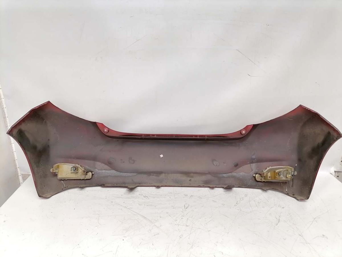 Toyota Yaris XP13 original Stoßstange Stoßfänger hinten 3N8 RED PEARL BJ14